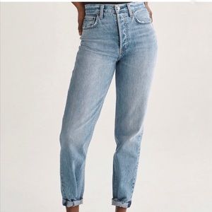 Aritzia Denim Forum The Boyfriend High Rise Loose 28L Organic Cotton Size 28